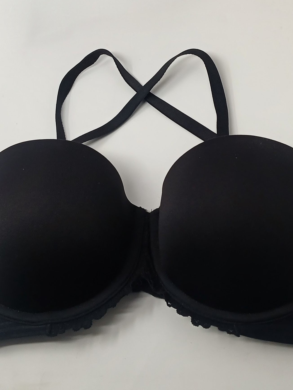 Maidenform Black Convertible  Underwire 5 MULTI WAY push Up Bra 34D
